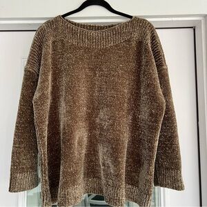 Cozy Chenille Olive Sweater